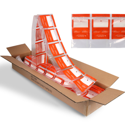 গুণ  Autobag Mahcine 0.05MM Ldpe Sidepouch With Ziplock কারখানা