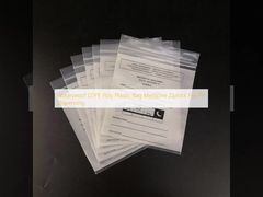 জলরোধী এলডিপিই পলি প্লাস্টিক ব্যাগ ঔষধ জিপলক বড়ি বিতরণের জন্য