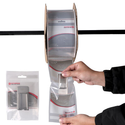 স্বয়ংক্রিয় প্যাকেজিং মেশিনের জন্য রোলের উপর কাস্টম এলডিপিই প্রাক খোলা ব্যাগ